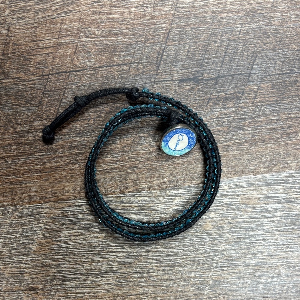 Blue Crystal Wraparound Bracelet Dream
